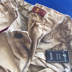 7 for all mankind tan pants